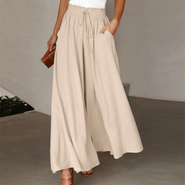 Lyra | Women's Wide-Leg Linen Pants