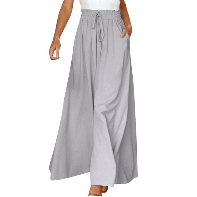 Lyra | Women's Wide-Leg Linen Pants